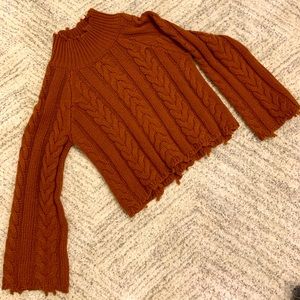 Mock neck sweater